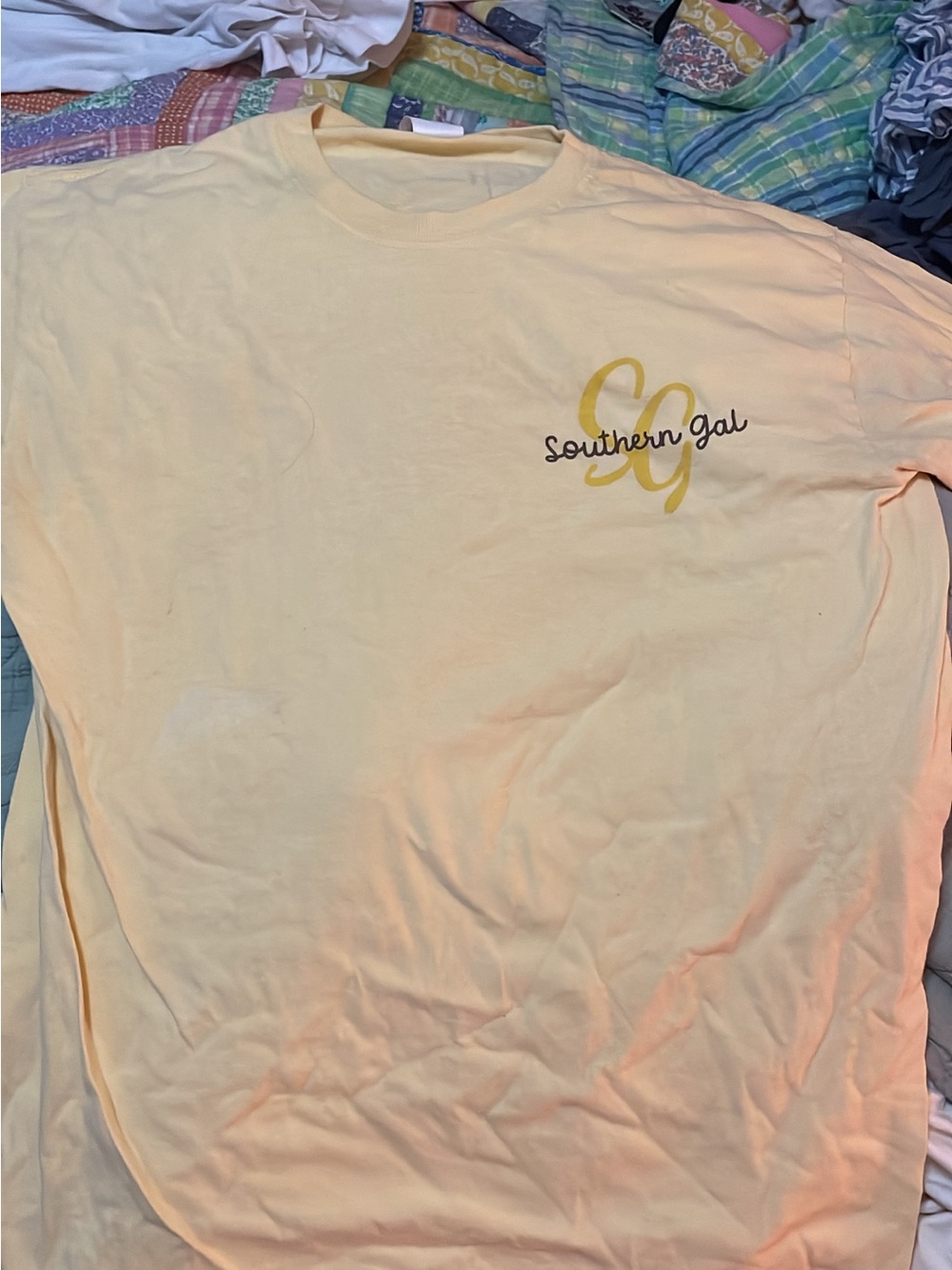 Kids' Short Sleeve Tee - Pale Yellow